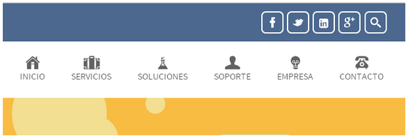 Iconos de redes sociales SEO