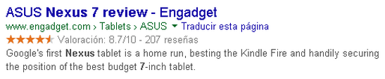 Rich snippets revisiones y calificaciones reviews