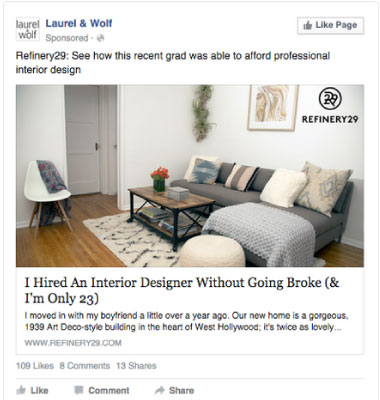 Facebook Ads: Newsfeed para escritorio